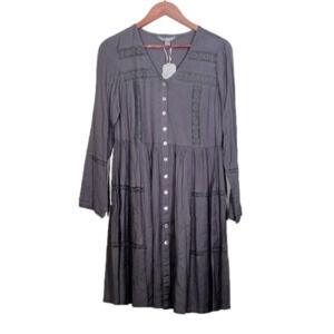 April Cornell Gray Mid-length Dress